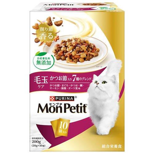 モンプチ ボックス ドライ 毛玉ケア かつお節入り7種のブレンド ( 20g