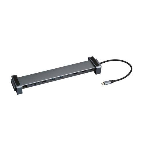 Digio2 Type-C 10in1 PCスタンドドッキングステーション PD対応 UD