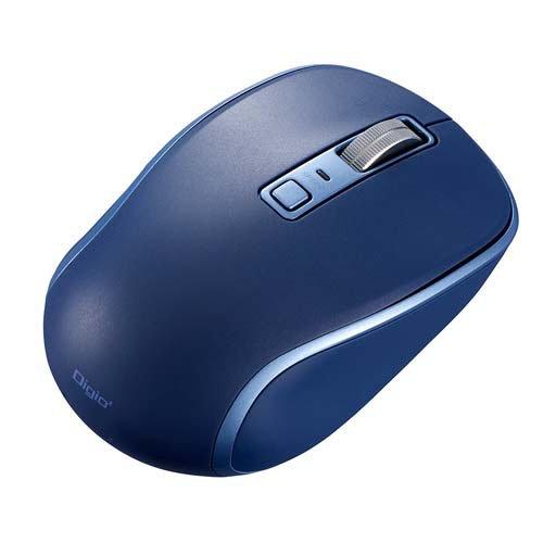Digio2 無線 静音マウス 5ボタンBlueLED d98 MUS-RKF216NB ( 1個
