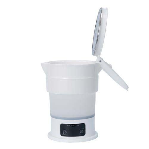 MCO コンパクトに折りたためる電気ケトル MBE-TK04 WH ( 1個 ) : 爽快