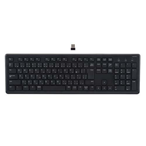 MCO 無線 超静音フルキーボード (テンキー付) FKB-R249BK ( 1個