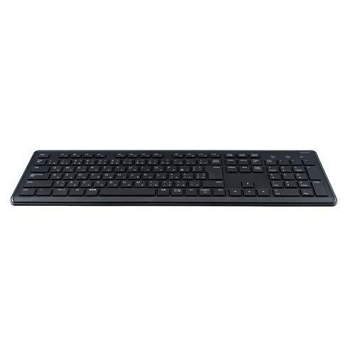 MCO 無線 超静音フルキーボード (テンキー付) FKB-R249BK ( 1個