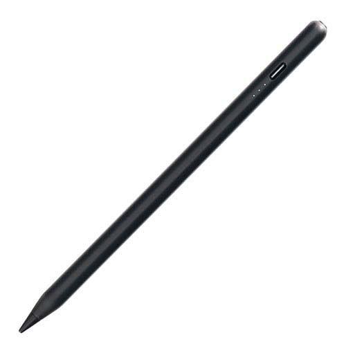 Digio iPad専用充電式タッチペン 軽量タイプ 極細で高感度 ブラック