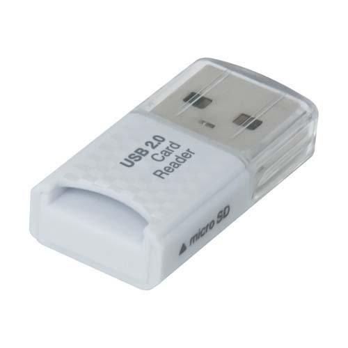 Digio2 USB2.0 microSD用 カードリーダーライター ホワイト CRW-MSD79W