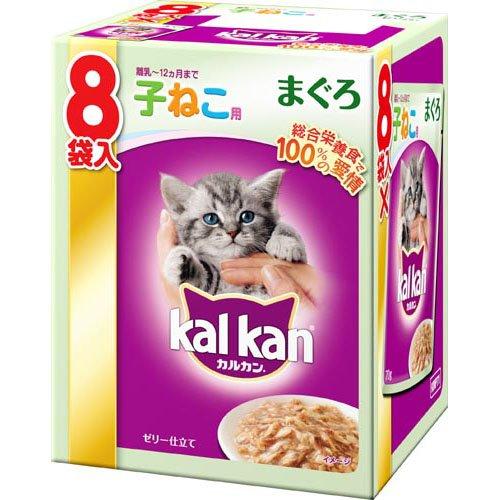 カルカン パウチ まぐろ ゼリー仕立て 子ねこ用 ( 70g*8袋入 )/ カルカン(kal kan) ( キャットフード )｜soukai