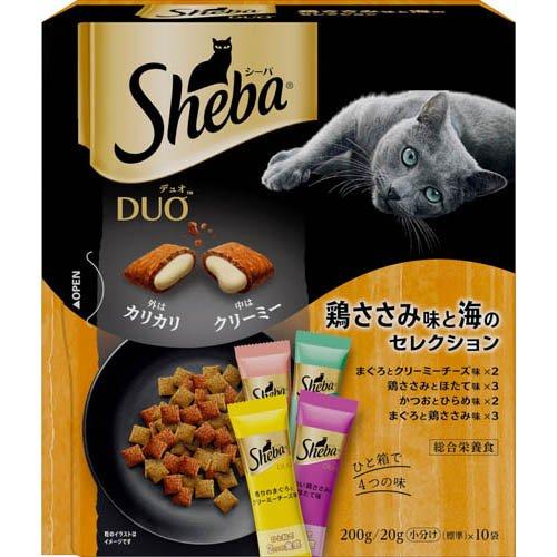 シーバ DUO 海の幸セレクション 200g×10袋　48袋 シーバ デュオ 鶏ささみ味と海のセレクション ( 200g )/ シーバ