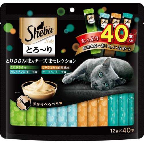 シーバ とろ〜り メルティ とりささみ味＆チーズ味セレクション 成猫用