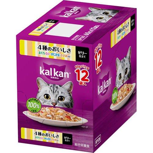 カルカン パウチ 4種おいしさ まぐろたいかにかまささみ キャット