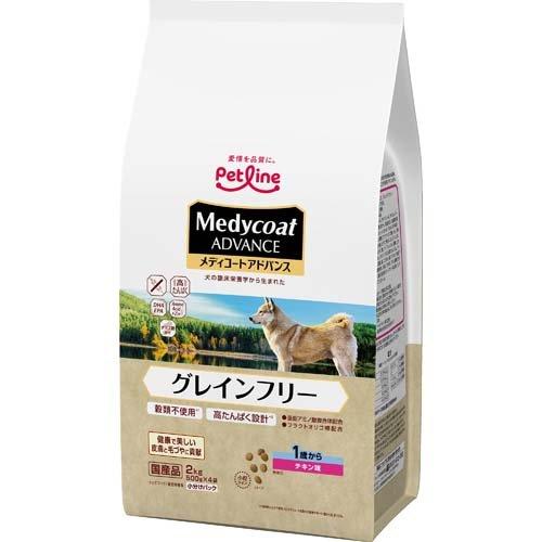 メディコート アドバンス グレインフリー 1歳から チキン味 ( 500g*4袋