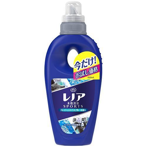 (企画品)レノア 本格消臭 柔軟剤 スポーツ フレッシュシトラスブルー お試し 本体 ( 450ml )/ レノア超