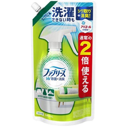 ファブリーズ 衣類 布製品用消臭剤 W除菌 消臭 つめかえ用特大サイズ 640ml ファブリーズ Febreze 爽快ドラッグ 通販 Yahoo ショッピング