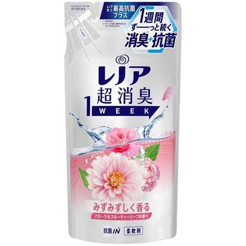レノア 超消臭1week 柔軟剤 フローラルフルーティーソープ 詰め替え 400ml レノア超消臭 爽快ドラッグ 通販 Yahoo ショッピング