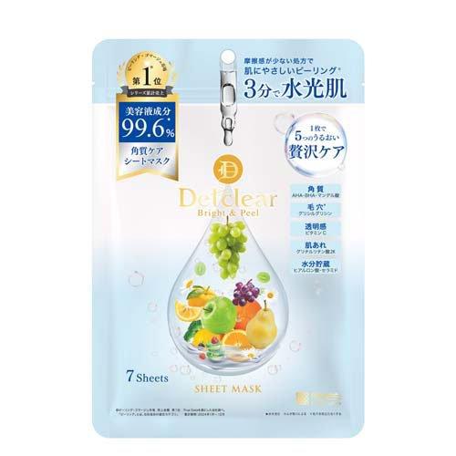 DETクリア ブライト＆ピール シートマスク 角質ケア ( 7枚入 )/ : 爽快