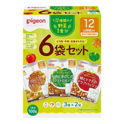 ピジョンベビーフード 食育レシピ野菜 ( 100g*6袋セット )/ 食育レシピ 