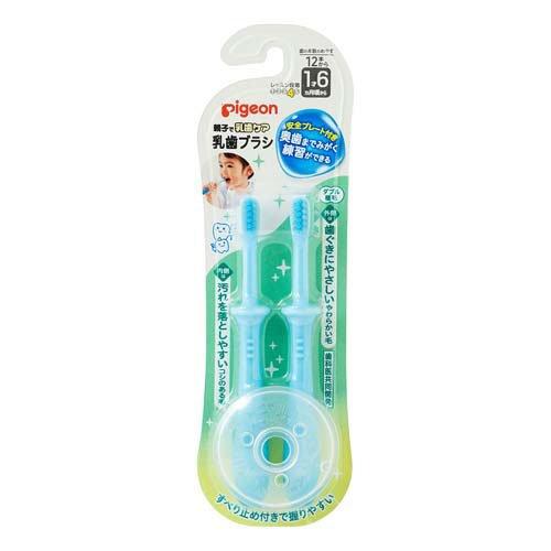 ピジョン 乳歯ブラシ レッスン段階4 ブルー ( 2本入 ) : 爽快ドラッグ
