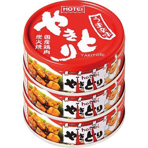 ホテイフーズ やきとり うま辛味 ( 75g*3缶 )/ 缶詰め 備蓄 長期保存