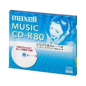 マクセル 音楽用CD-R 80分 1枚  マクセル(maxell)