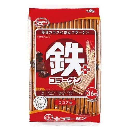 鉄プラスコラーゲンウエハース ( 36枚 )/ ハマダコンフェクト : 爽快
