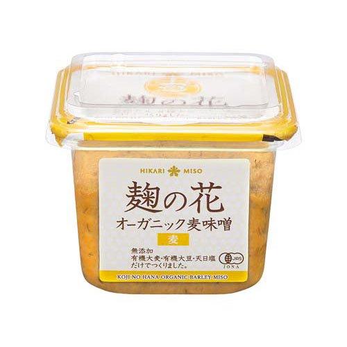 ひかり味噌 麹の花 無添加オーガニック味噌 麦味噌 ( 400g )/ ひかり味噌