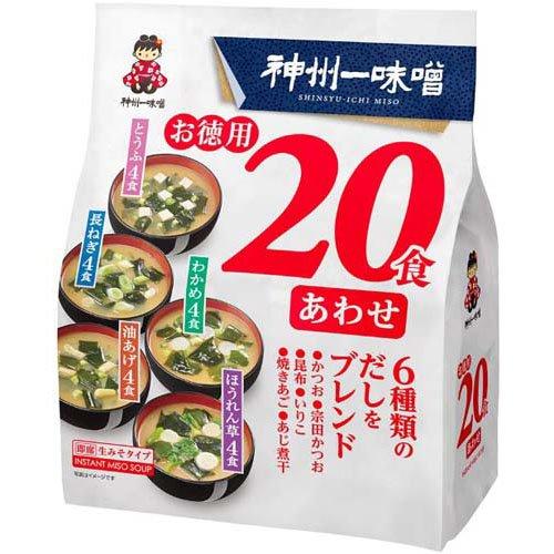 おみそしる 神州一味噌 あわせ ( 20食入 ) : 爽快ドラッグ - 通販 - Yahoo