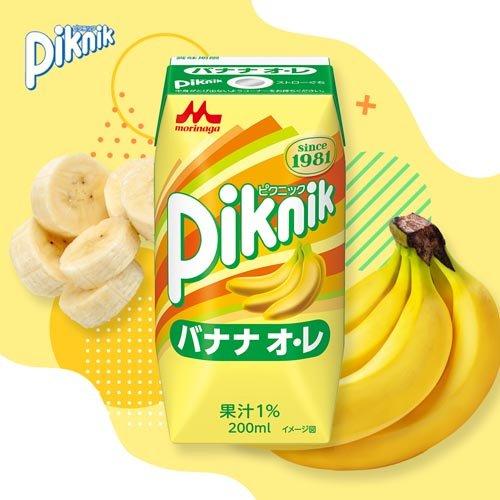 ピクニック バナナ オ・レ ( 200ml*24本入 )/ ピクニック(Piknik) 紙