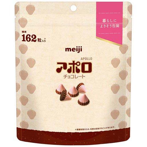 アポロ シンプル包装大容量パウチ ( 226g )/ 明治チョコレート : 爽快