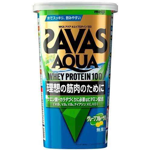 SAVAS - ★送料込みです★ザバス アクアホエイプロテイン100 グレープフルーツ 90食分 ザバス アクア ホエイプロテイン100 グレープフルーツ風味