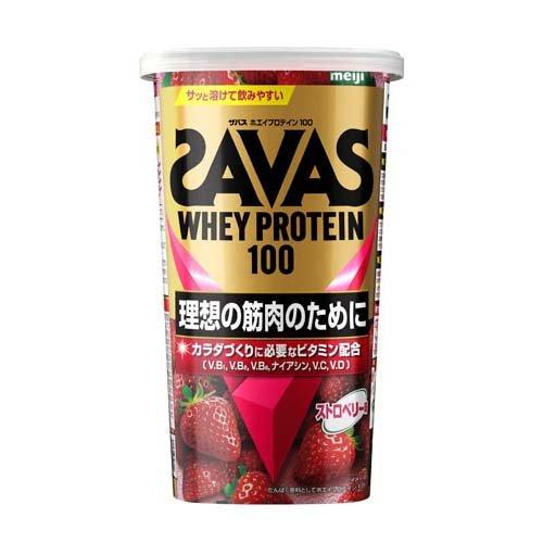 ザバス ホエイプロテイン100 ストロベリー味 ( 280g )/ ザバス(SAVAS