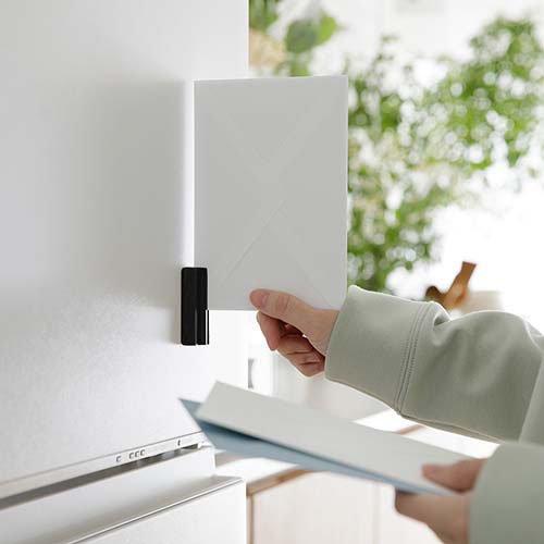 ミドリ ゴミが出ない封筒開封器 マグネットレターカッター 黒 49735006