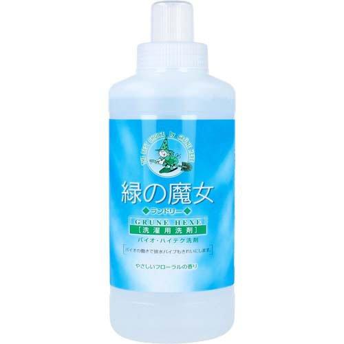 緑の魔女 ランドリー 洗濯用洗剤 やさしいフローラルの香り ( 600mL