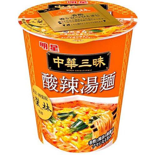 明星 中華三昧タテ型 榮林 酸辣湯麺 ( 12個入 )/ 中華三昧 : 爽快