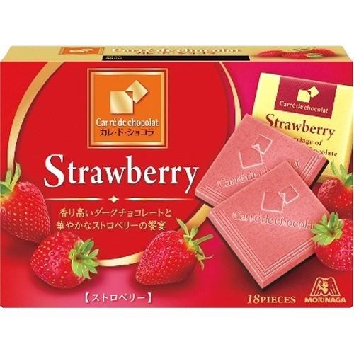 森永 カレ ド ショコラ ストロベリー 18枚入 チョコレート