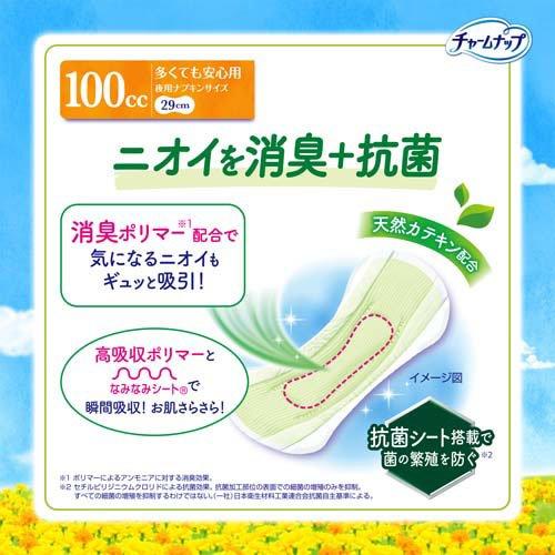 ㉑【チャームナップ】生理用ナプキン 36枚入り 12個セット チャームナップ 吸水さらフィ 多くても安心 消臭タイプ 尿もれパッド