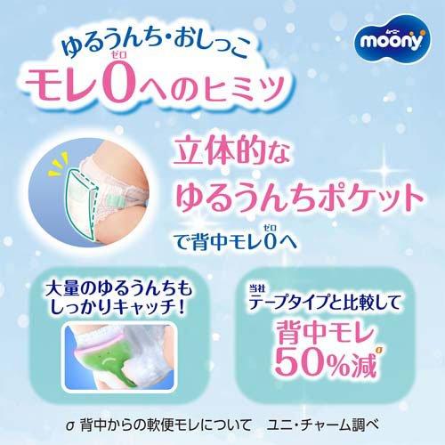 ムーニーマンゆるうんちモレ安心パンツS 4kg〜8kg 紙おむつ パンツ