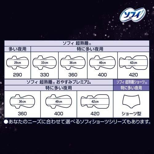 ソフィ 超熟睡おやすみプレミアム 極厚360 夜用 ( 12枚入 )/ ソフィ超