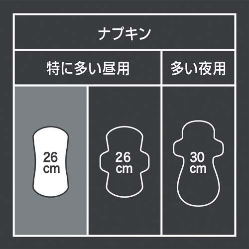 ソフィ スポーツ SPORTS 特に多い昼用 羽なし 26cm ( 24枚入 )/ ソフィ