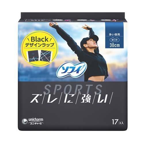 ソフィ出品 ソフィ スポーツ SPORTS 多い夜用 羽つき 30cm ( 17枚入 )/ ソフィ