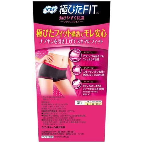 ソフィ極ぴたFIT アクティブタイプ L ピュアグレー ( 1枚入 )/ ソフィ