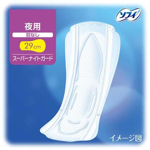 ソフィ ボディフィット スーパーナイトガード 夜用 羽なし ( 20枚