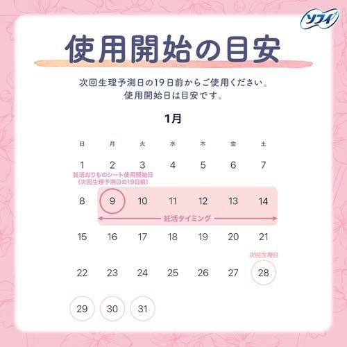 ソフィ 妊活タイミングをチェックできるおりものシート パンティ