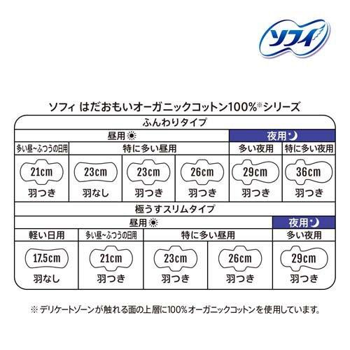 ソフィ はだおもい オーガニックコットン 多い夜用 290 ( 10個入