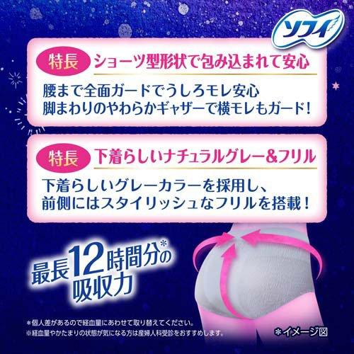 ソフィ 超熟睡ショーツ オーガニックコットン M-L 夜用 ( 7枚入