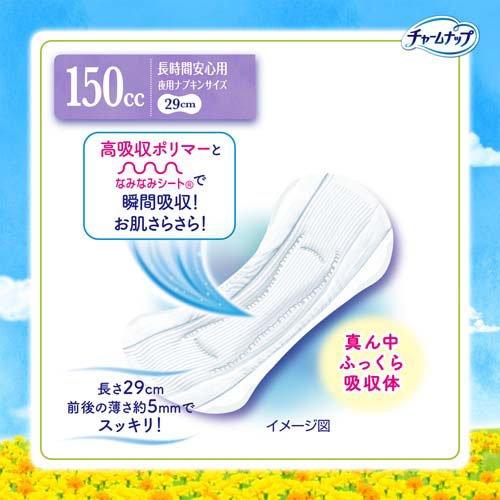 チャームナップ 吸水さらフィ 長時間安心用 羽なし 150cc 29cm ( 12枚