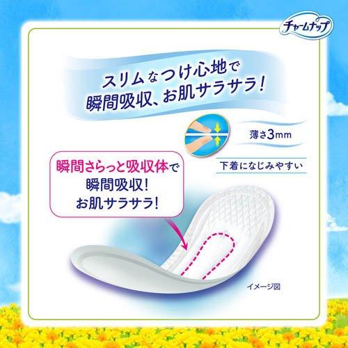 チャームナップ スリム吸水ガード 安心の少量用 羽なし 25cc 23cm ( 26