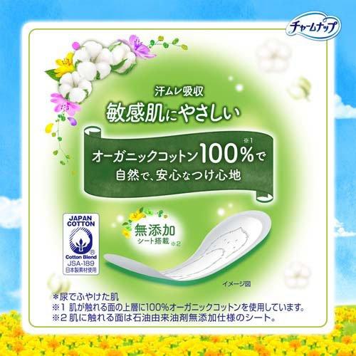 チャームナップ 吸水さらフィ オーガニックコットン 3cc 17.5cm ( 84枚