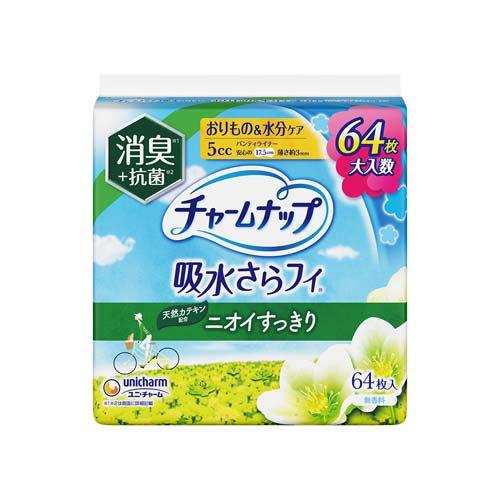 チャームナップ 吸水さらフィ 微量用 消臭 羽なし 5cc 17.5cm ( 64枚入