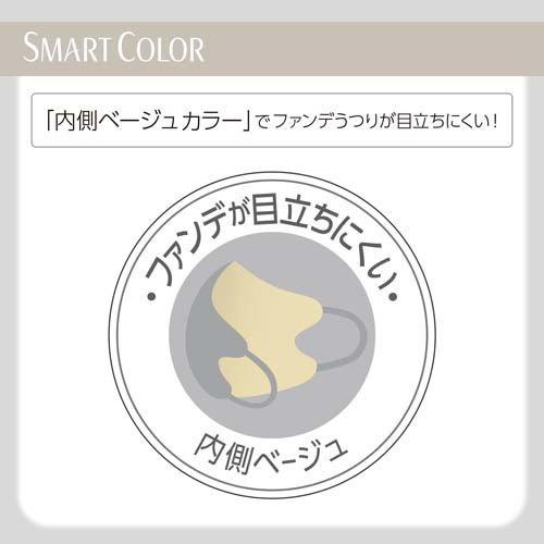 SMART COLOR Ash Gray ふつう 不織布マスク ( 20枚入 )/ 超快適