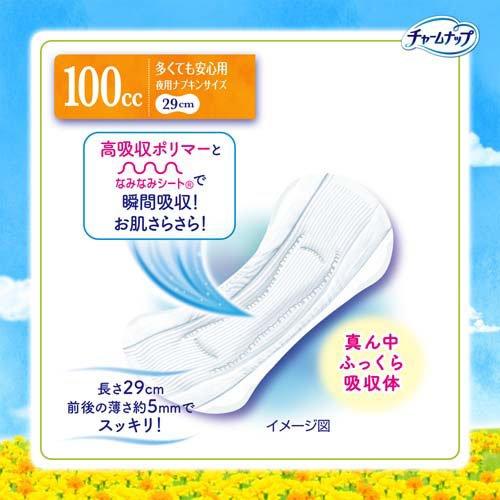 チャームナップ 吸水さらフィ 多くても安心用 羽なし 100cc 29cm ( 20