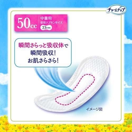 チャームナップ 吸水さらフィ 中量用 羽なし 50cc 23cm(尿吸収ナプキン