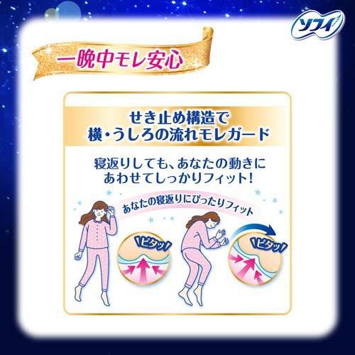 ソフィ 超熟睡ガード 涼肌 夜用 羽つき 360 ナプキン ( 20枚 )/ ソフィ